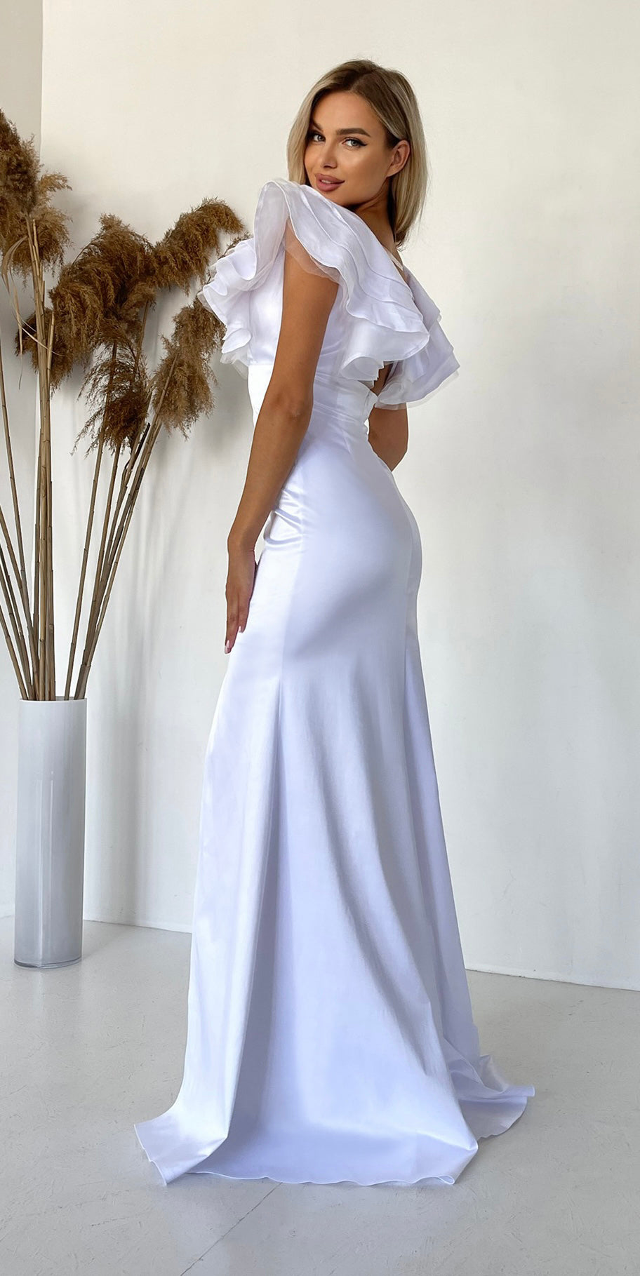 Amethyst Satin Gown