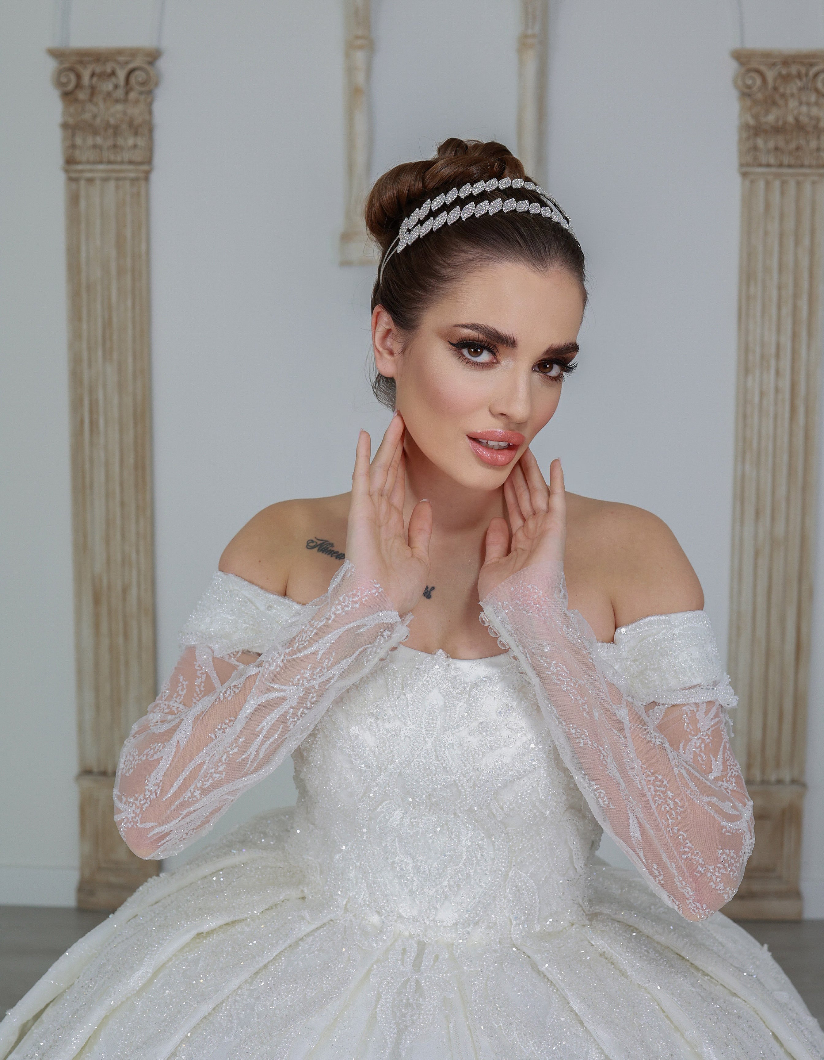 Azze Crystal Ballgown