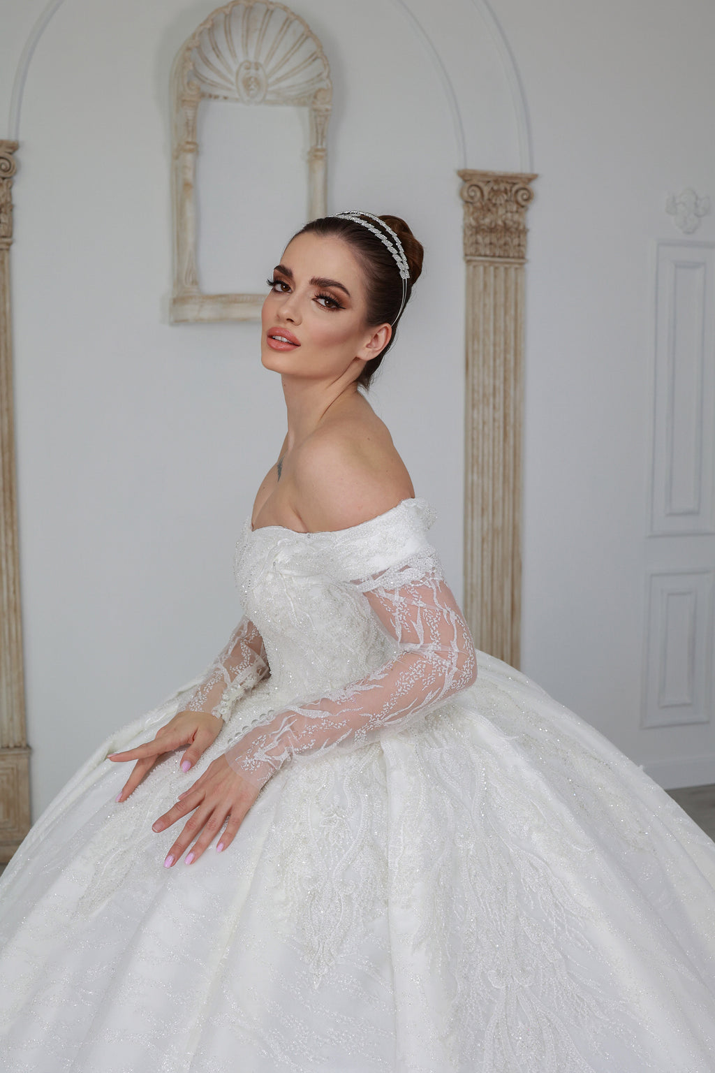 Azze Crystal Ballgown