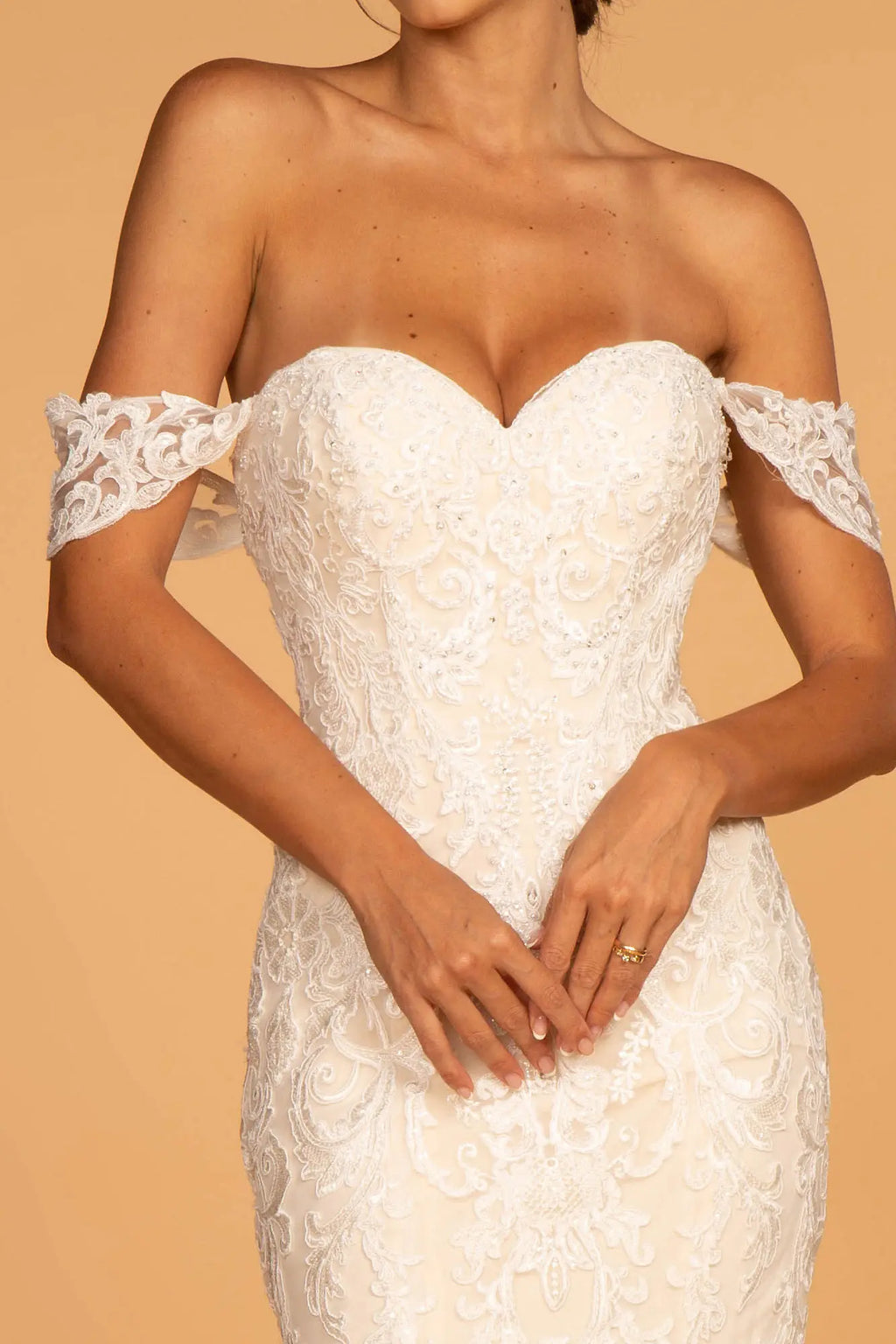 Champagne Mermaid Gown