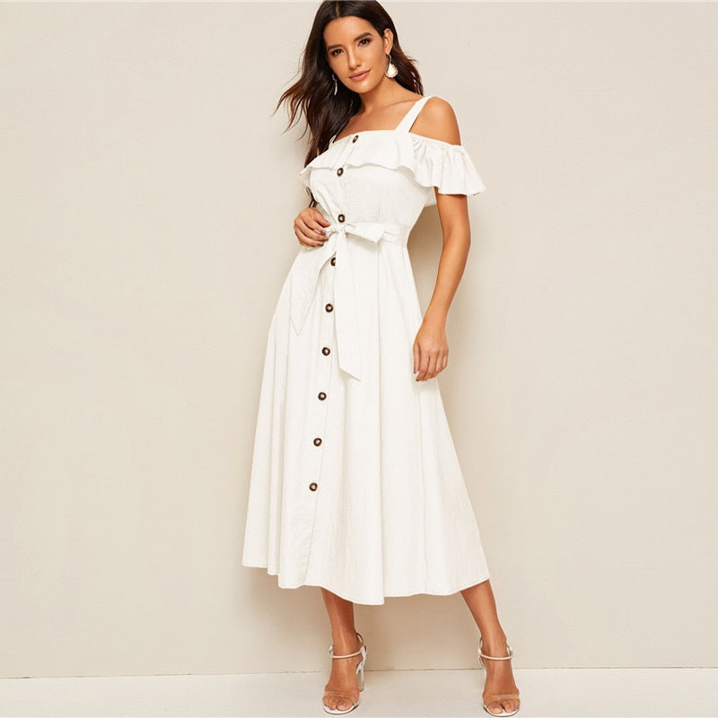 White Romance Dress