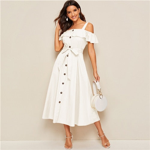 White Romance Dress