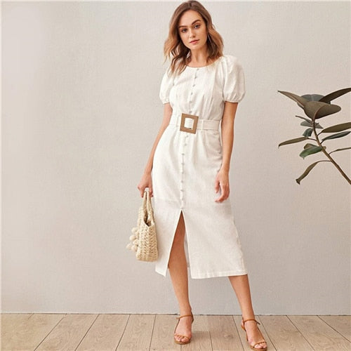 Linen Elegance Dress